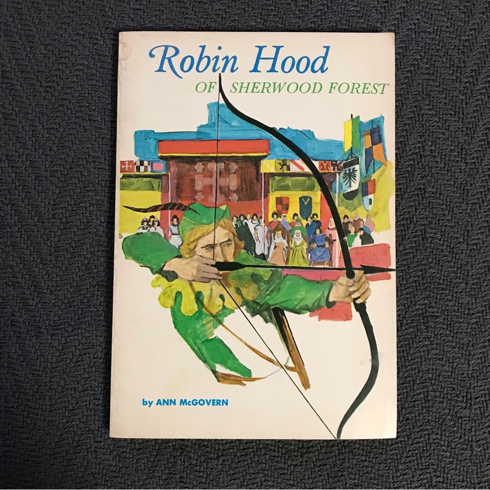 Vintage Robin Hood of Sherwood Forest Ann McGovern Scholastic 1968 Illustrated